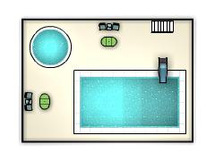 People Home - Pool made with Floorplanner