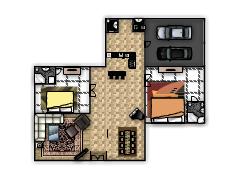 H13. - D13. made with Floorplanner