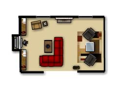 dream home - family room 2 made with Floorplanner