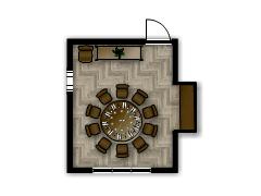 Master Suite - Dining Room made with Floorplanner