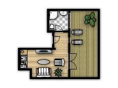 Mijn Floorplanner - zolder made with Floorplanner