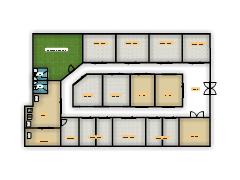 Clybourne - Floorplan1 made with Floorplanner