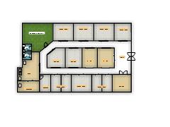 Clybourne - w/dimensions made with Floorplanner